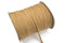 Tan Beige Microsuede Knit trim Spaghetti Straps Hollow Tube Tubular Trim 10 yards ATN00360